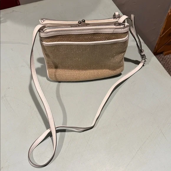 Nine West Crossbody Bag with White Trim - Picture 4 of 5